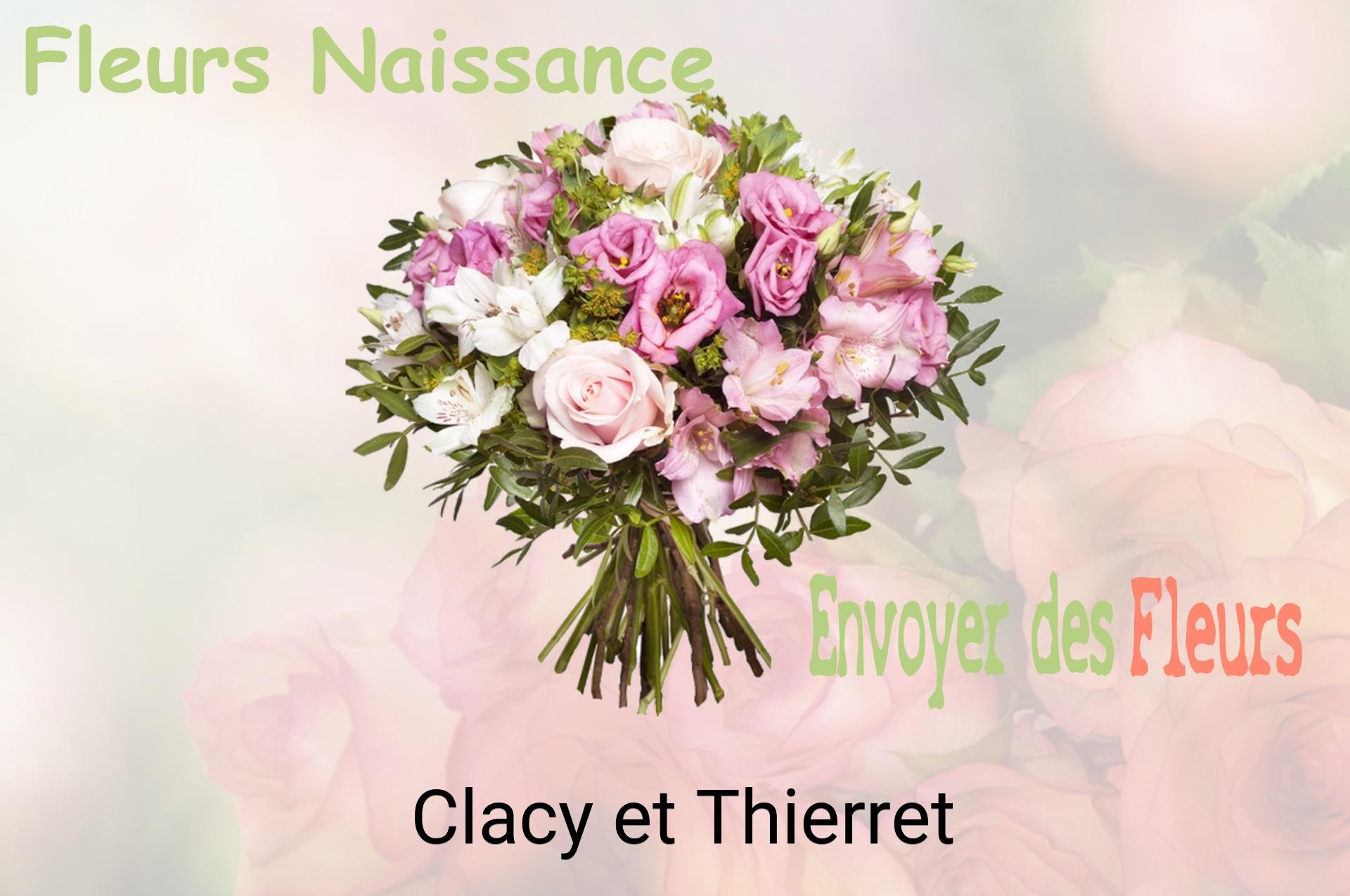 Bouquet de fleurs de naissance livré à Clacy-et-Thierret