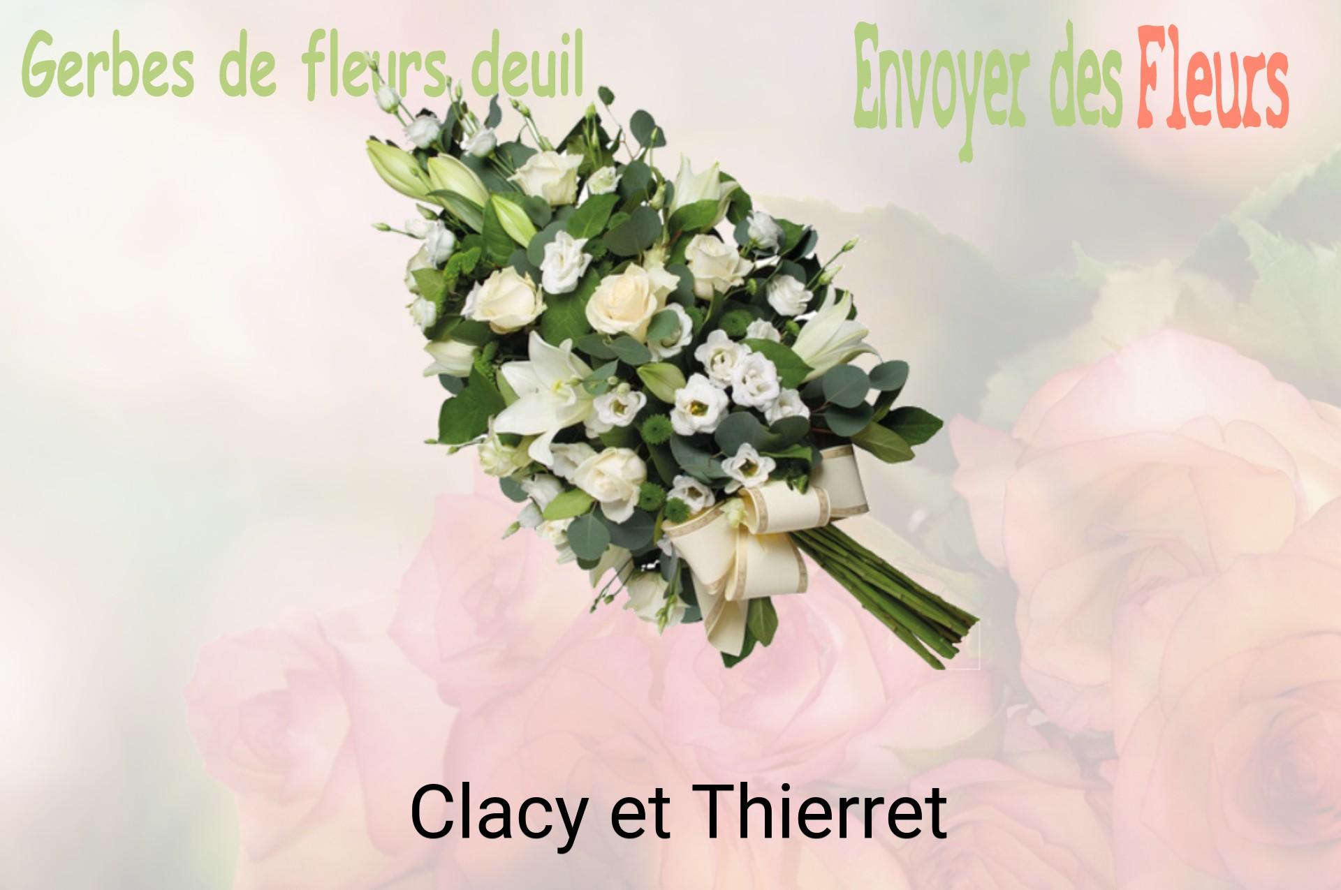 Gerbe de fleurs de deuil livrée à Clacy-et-Thierret
